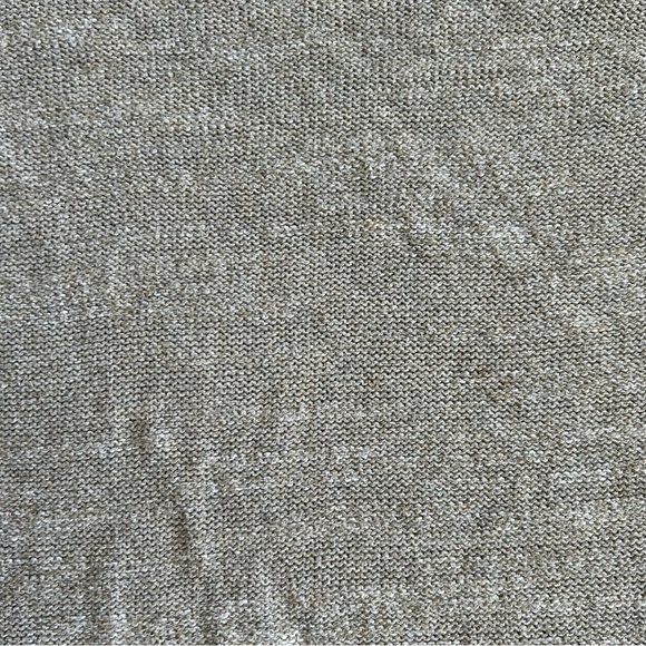 J. Jill Pure Jill Women's Tan 100% Cotton V-Neck Sweater with Front Pouch Pocket - Picture 12 of 12